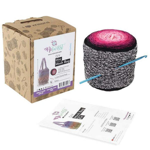 DIY Retwisst Mini Mesh Bag Knitting Kit (available in 5 varieties)